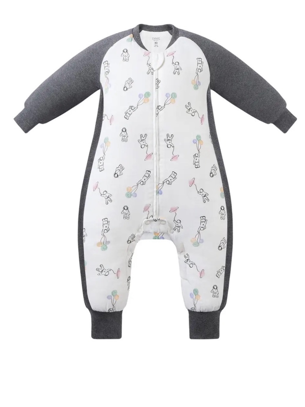 NEST Designs White & Gray Astronaut Balloon Sleep Sack
